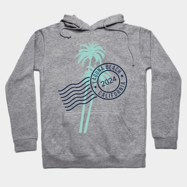 Laguna Beach, California Hoodie by Fourteen21 Designs